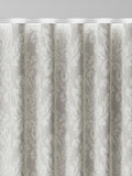Grey damask made to measure curtains cotton blend - British brand