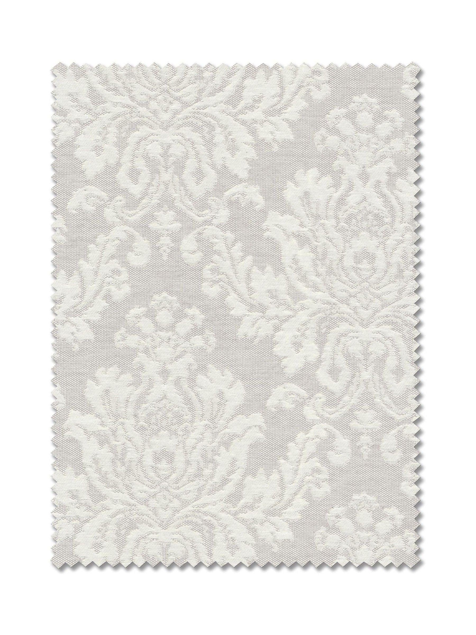 Grey damask made to measure curtains cotton blend - British brand