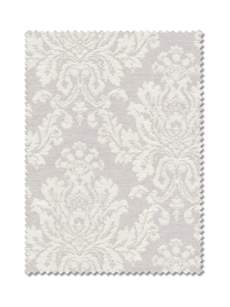 Grey damask made to measure curtains cotton blend - British brand