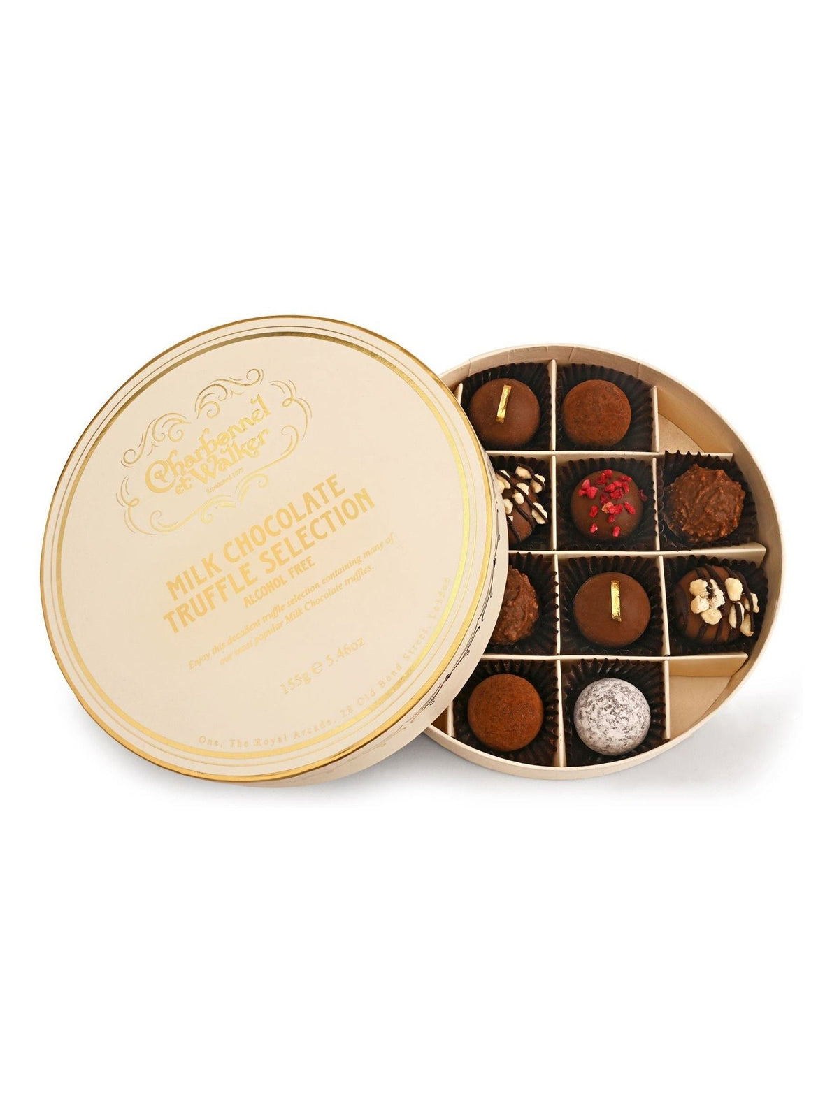 Charbonnel et Walker milk chocolate truffle selection 155g - British product