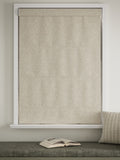 Natural brushed stripe roman blinds made to measure - British product