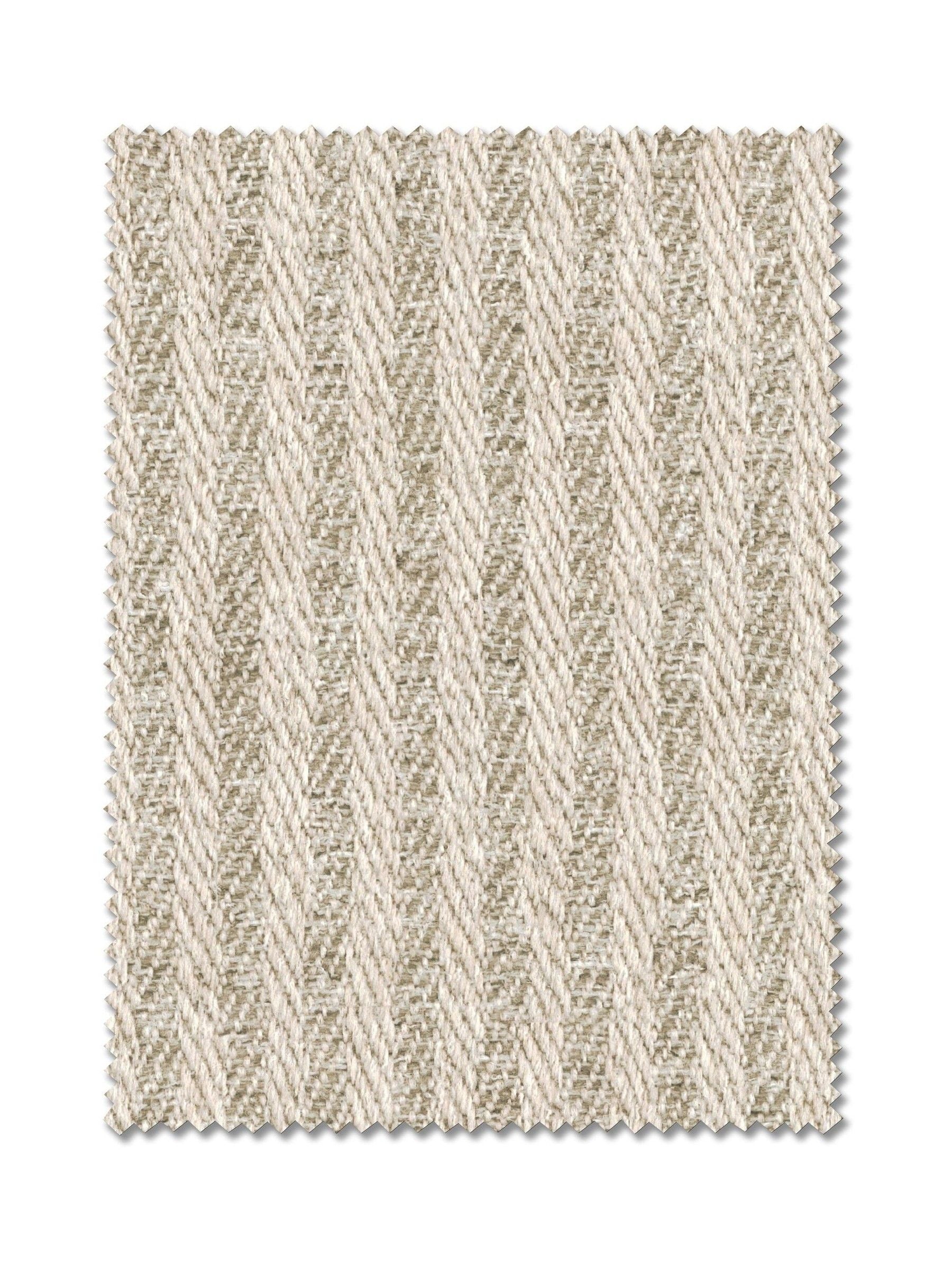 Natural brushed stripe roman blinds made to measure - British product