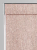 Pink chenille roman blind made to measure (British brand)
