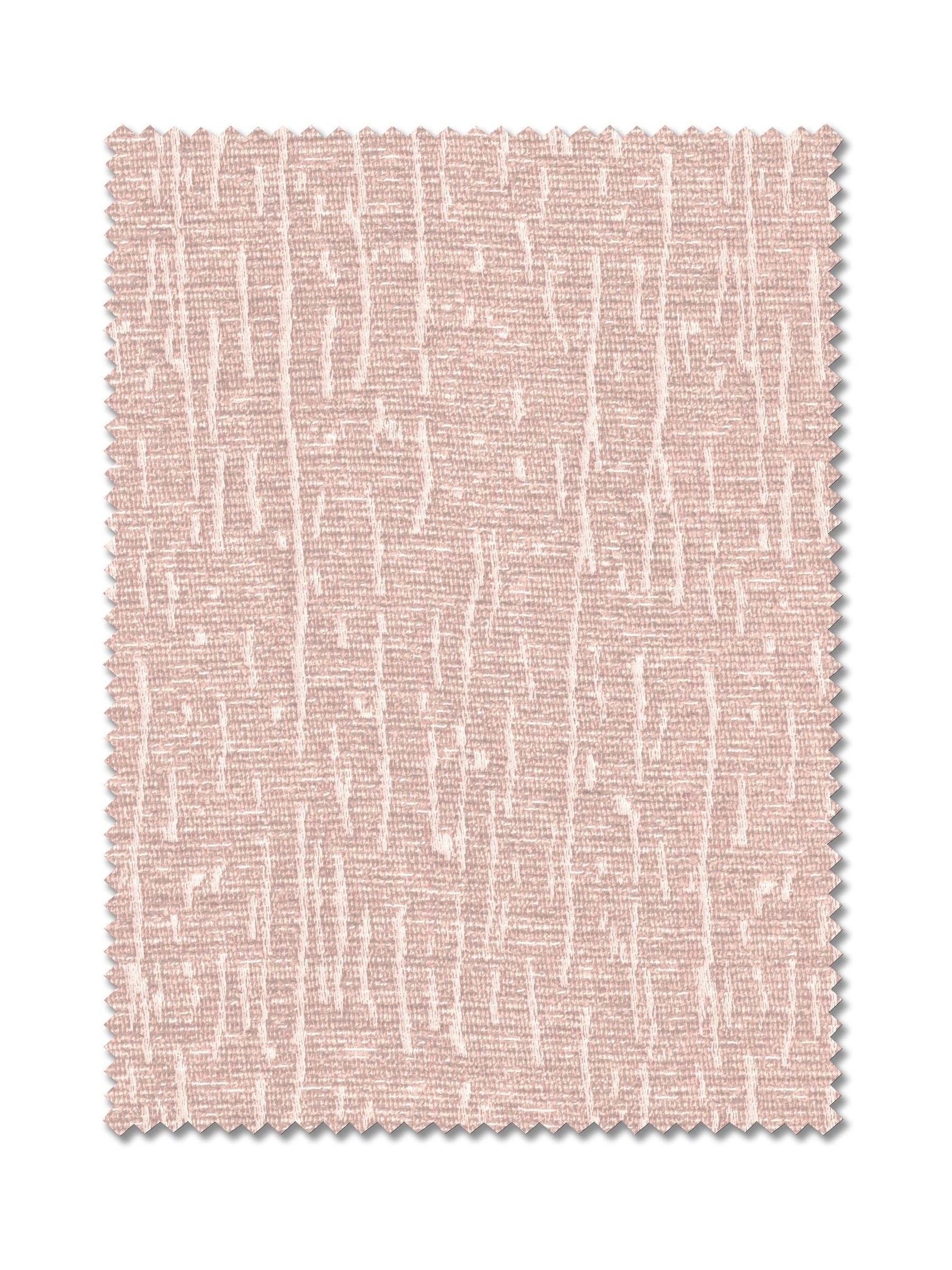 Pink chenille roman blind made to measure (British brand)