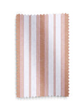 Balthica orange striped embroidered Roman blind made to measure, imported from the UK