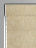 Yellow knit Roman blind made to measure - British product