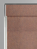 Orange Knit Roman blind made to measure, UK version