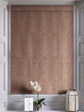 Orange Knit Roman blind made to measure, UK version