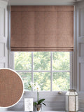 Orange Knit Roman blind made to measure, UK version