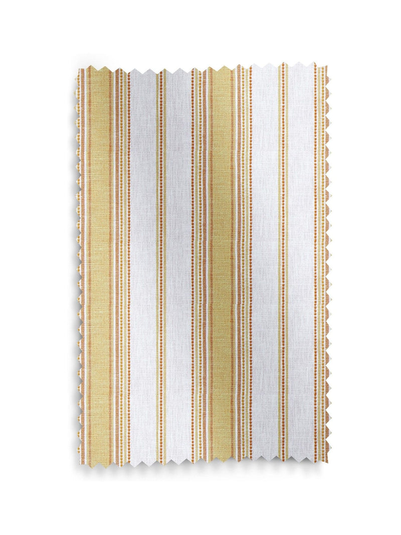 Yellow Balthica Roman Blind stripes embroidered design custom size, UK version