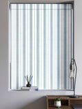Balthica blue striped roman blind, UK version