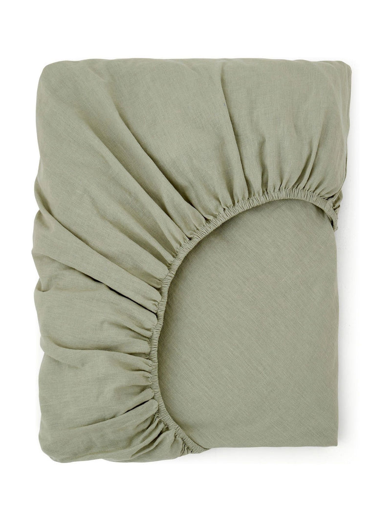 Martex Pistachio Green fitted sheet, imported from the UK