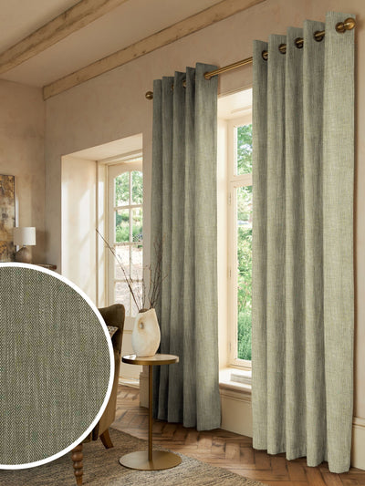 Next Green Knit Made to Measure Curtains- Buy online at McGrocer