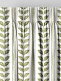 Green Liber green made to measure cotton curtains (British brand)
