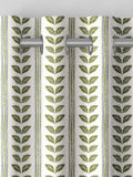 Green Liber green made to measure cotton curtains (British brand)