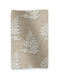 Natural Midori made to measure grey jacquard curtains (British brand)
