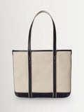 Polo Ralph Lauren canvas and leather shopper tote bag, imported from the UK