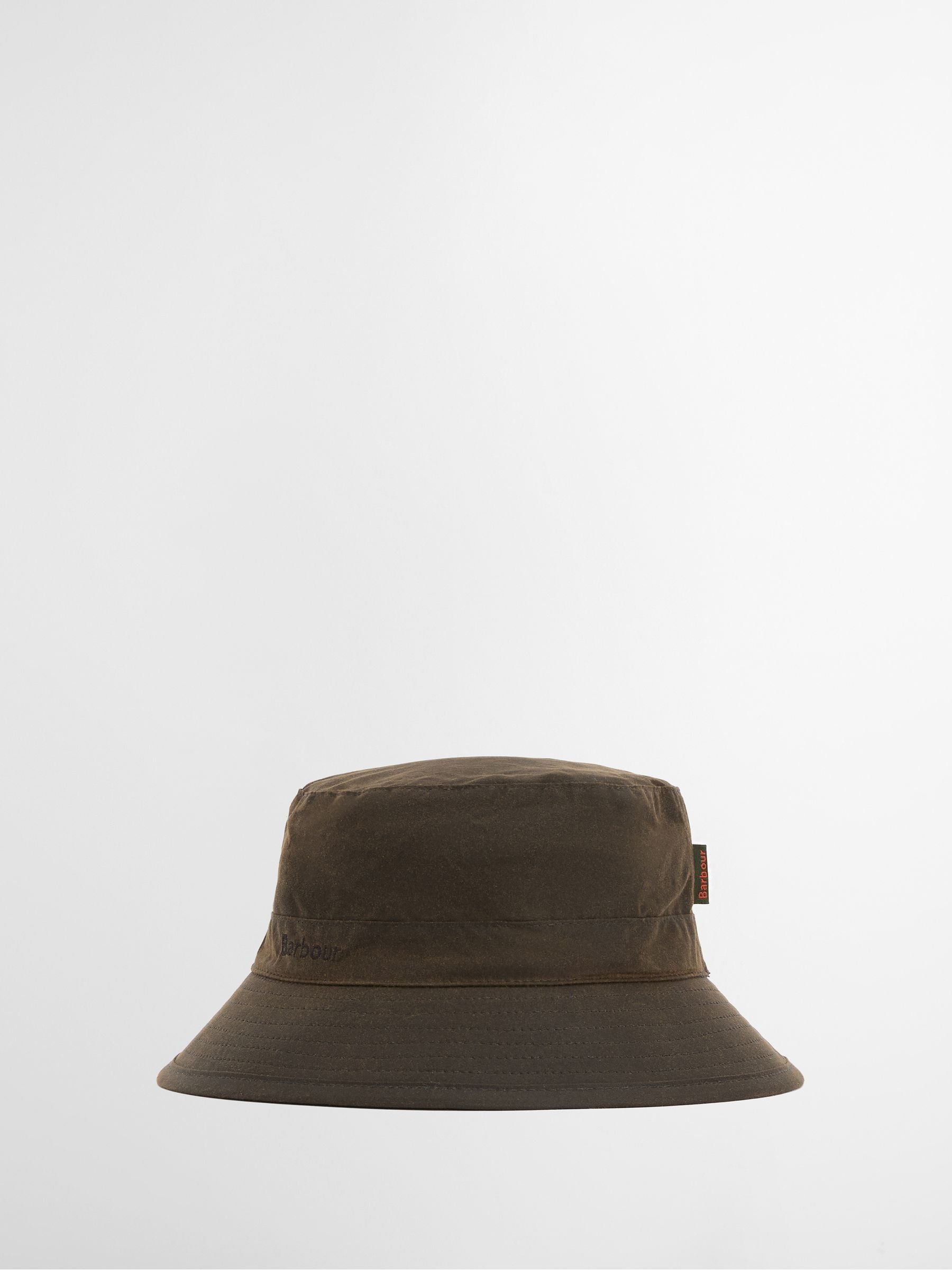 Barbour green wax bucket hat - British product