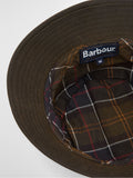 Barbour green wax bucket hat - British product