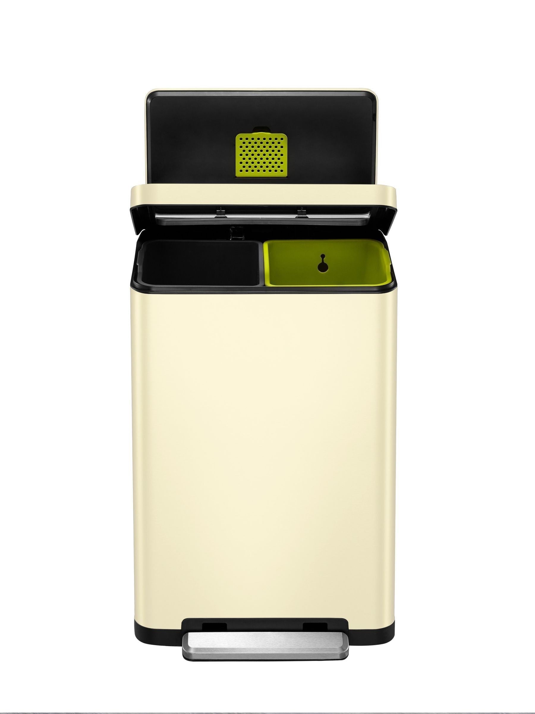 Eko Cube Bin Cream 40L, UK version