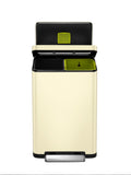 Eko Cube Bin Cream 40L, UK version