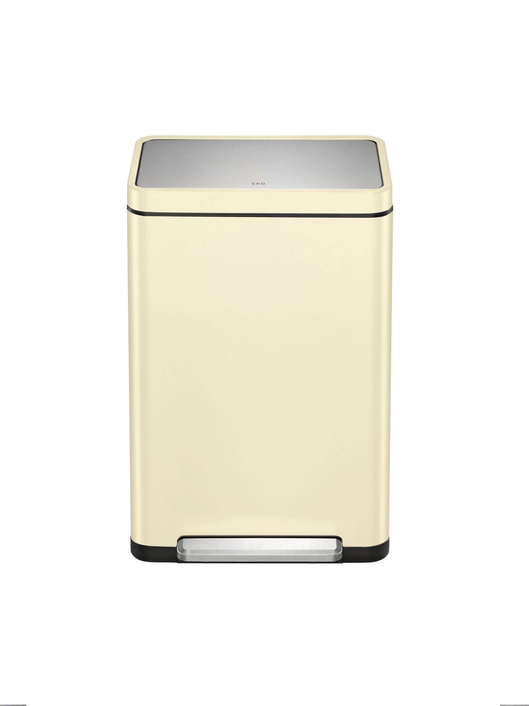 Eko Cube Bin Cream 40L, UK version