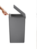 Eko Titanium Blue Morandi Touch Bin 40L - British product