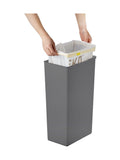 Eko Titanium Blue Morandi Touch Bin 40L - British product
