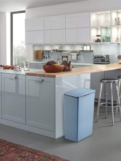 Eko Titanium Blå Morandi Touch Bin 40L