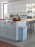 Eko Titanium Blue Morandi Touch Bin 40L