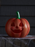 Lights4fun orange Jack-O-Lantern Halloween decoration 25.5cm, imported from the UK