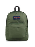 Jansport Superbreak Plus backpack in green, UK version