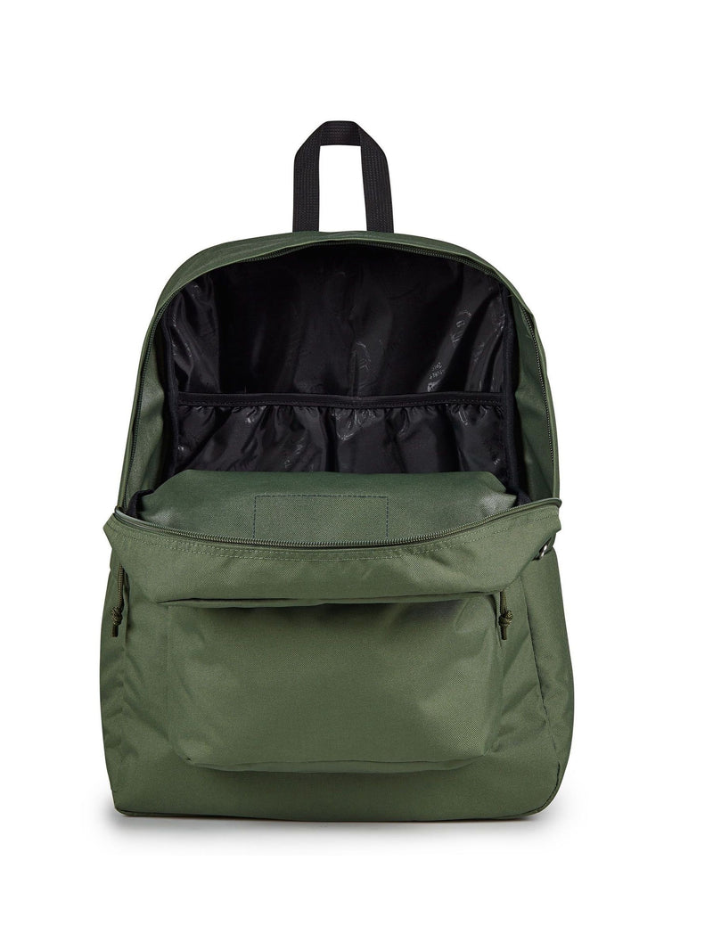 Jansport Superbreak Plus backpack in green, UK version