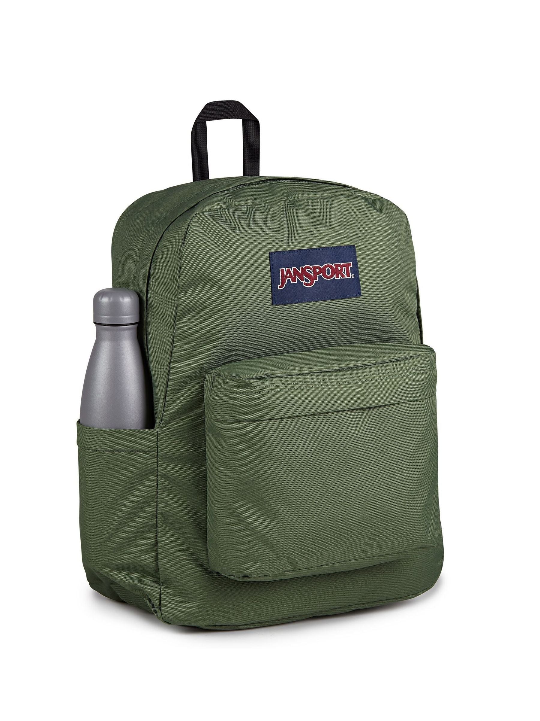 Jansport Superbreak Plus backpack in green, UK version