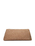 Dune London Brown Encourage Woven Clutch Bag (British brand)