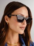 Le Specs Unfaithful cat-eye sunglasses black, UK version