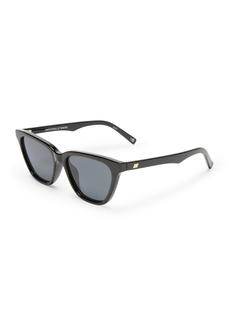 Le Specs Unfaithful cat-eye sunglasses black, UK version