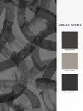 Abigail Ahern Nomad charcoal mural 2.5m x 4m - British product