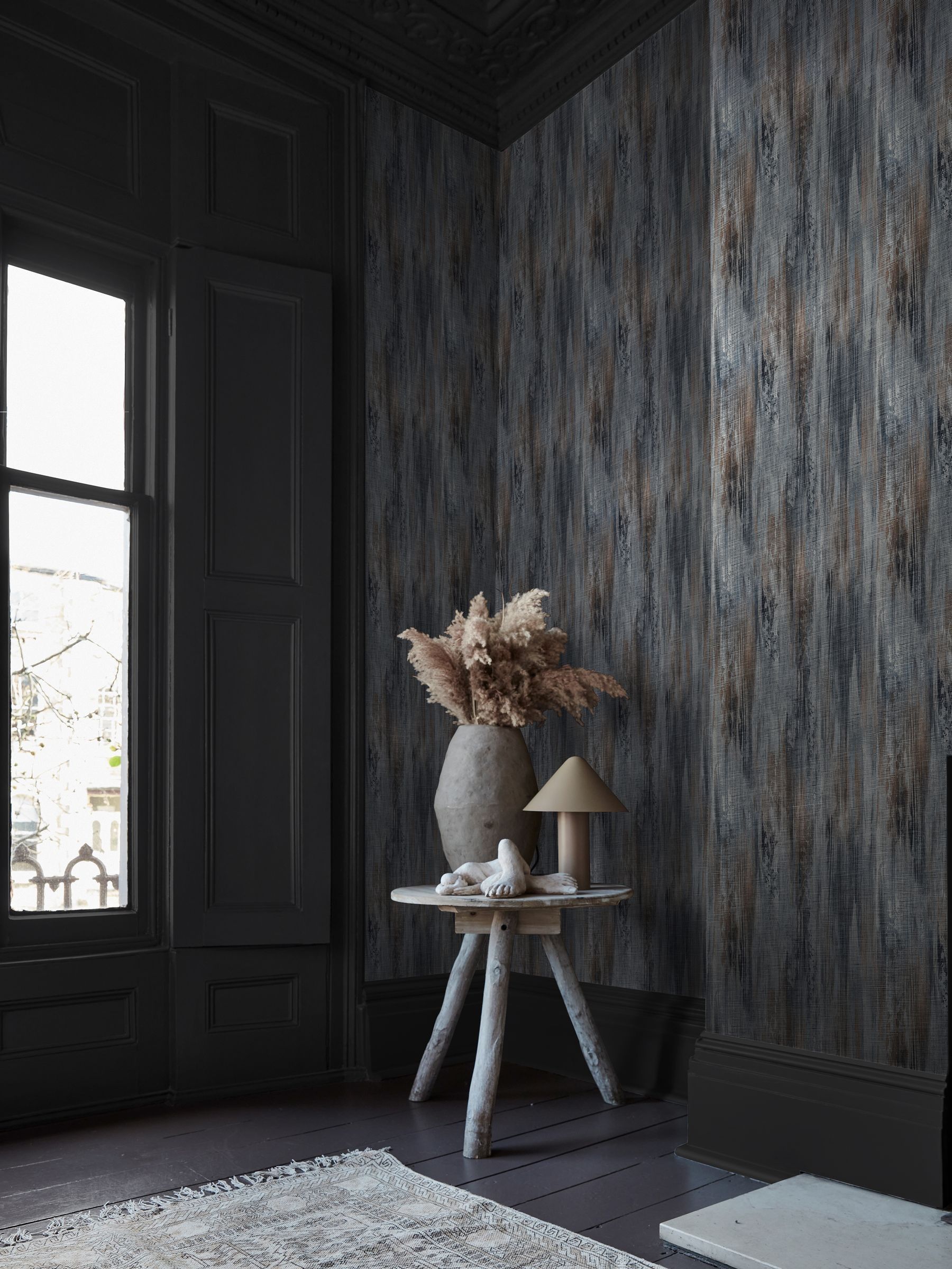 Abigail Ahern Ink Wanderlust A4 Wallpaper Sample