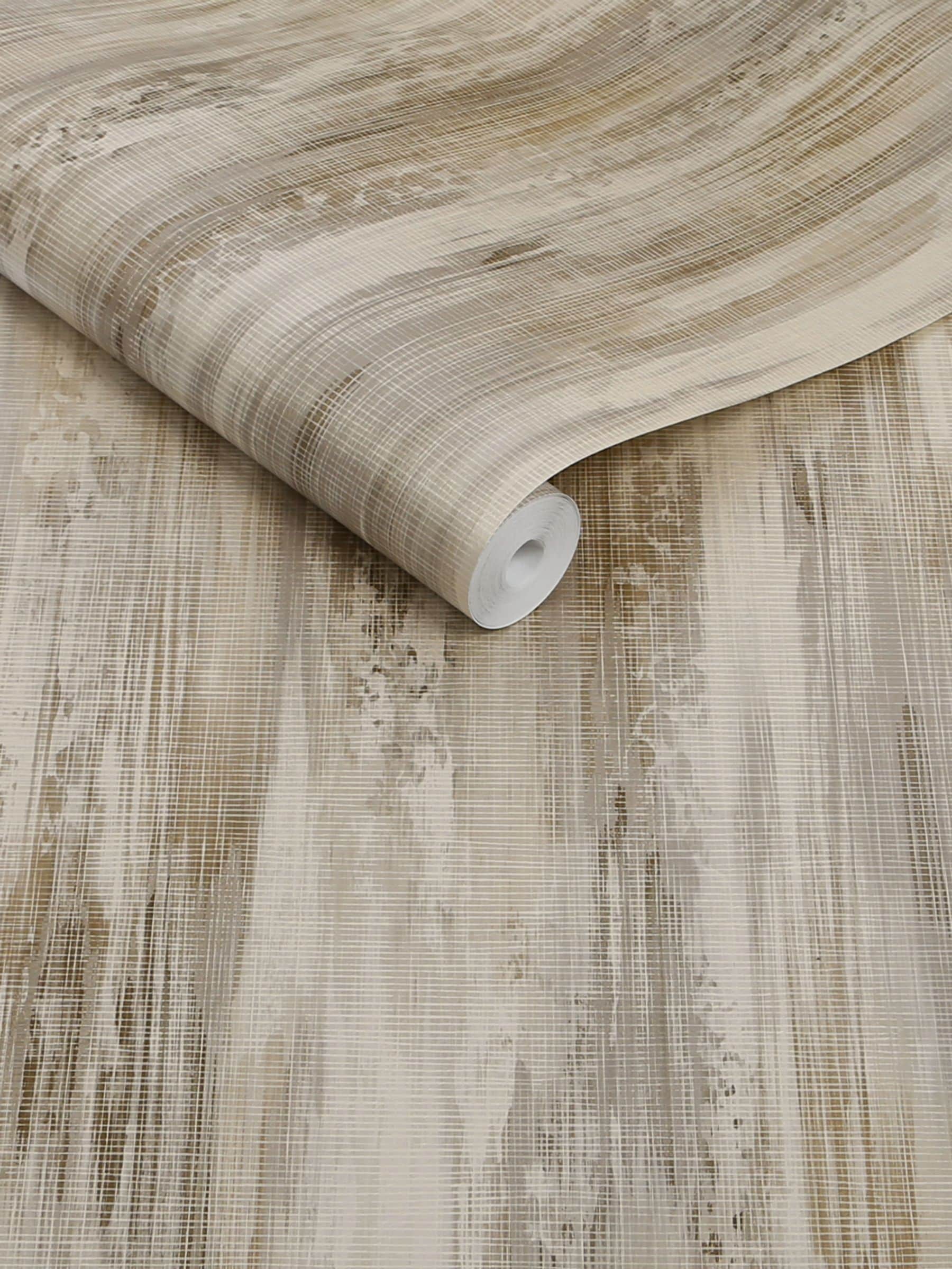Abigail Ahern Wanderlust Oyster wallpaper sample A4 (British brand)