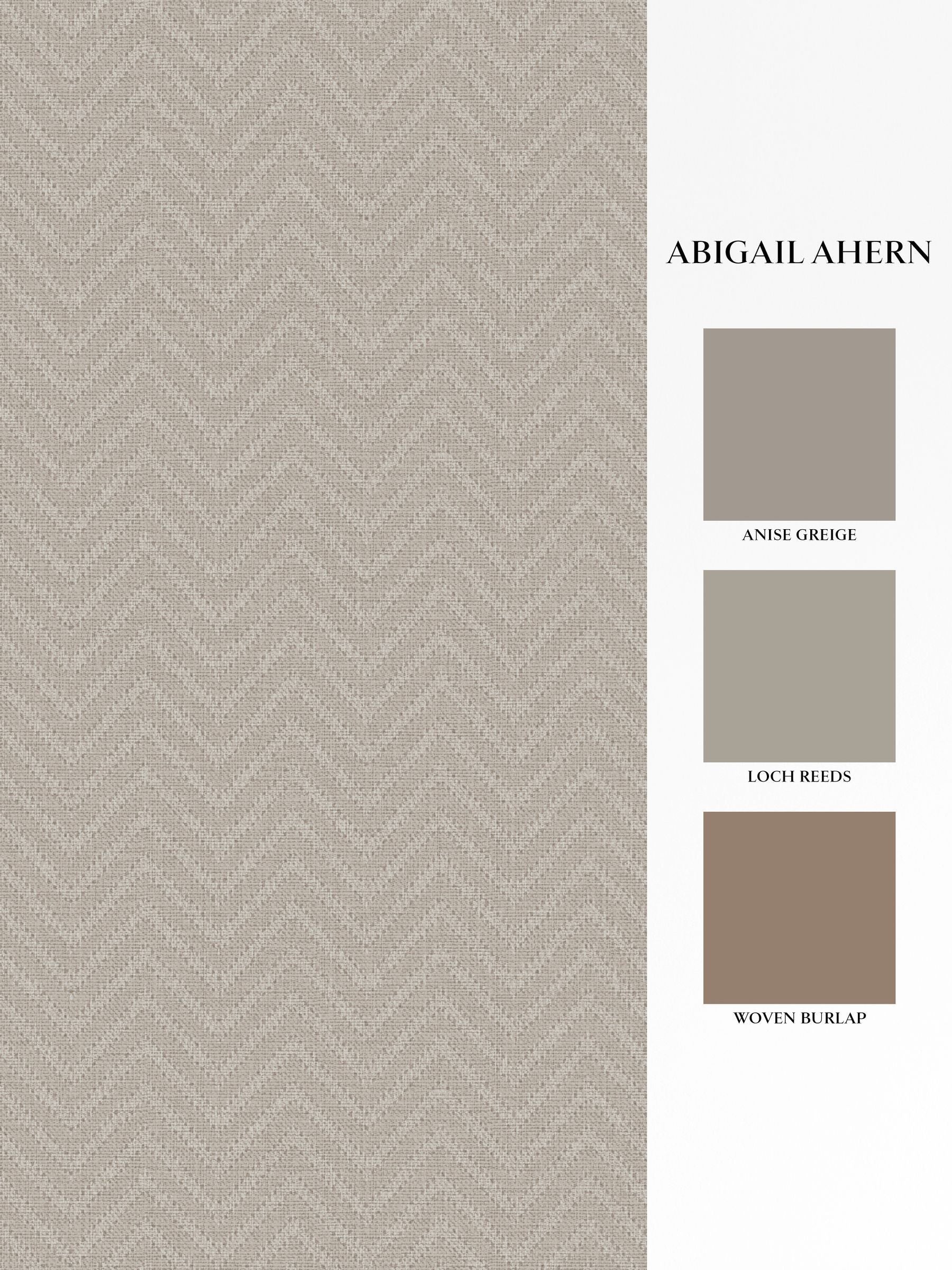 Abigail Ahern herringbone weave wallpaper sample A4 - British product
