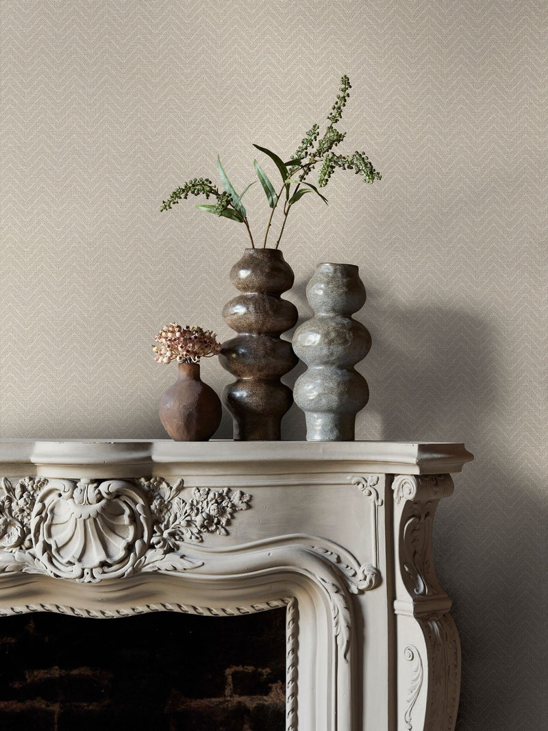 Abigail Ahern herringbone weave wallpaper sample A4 - British product