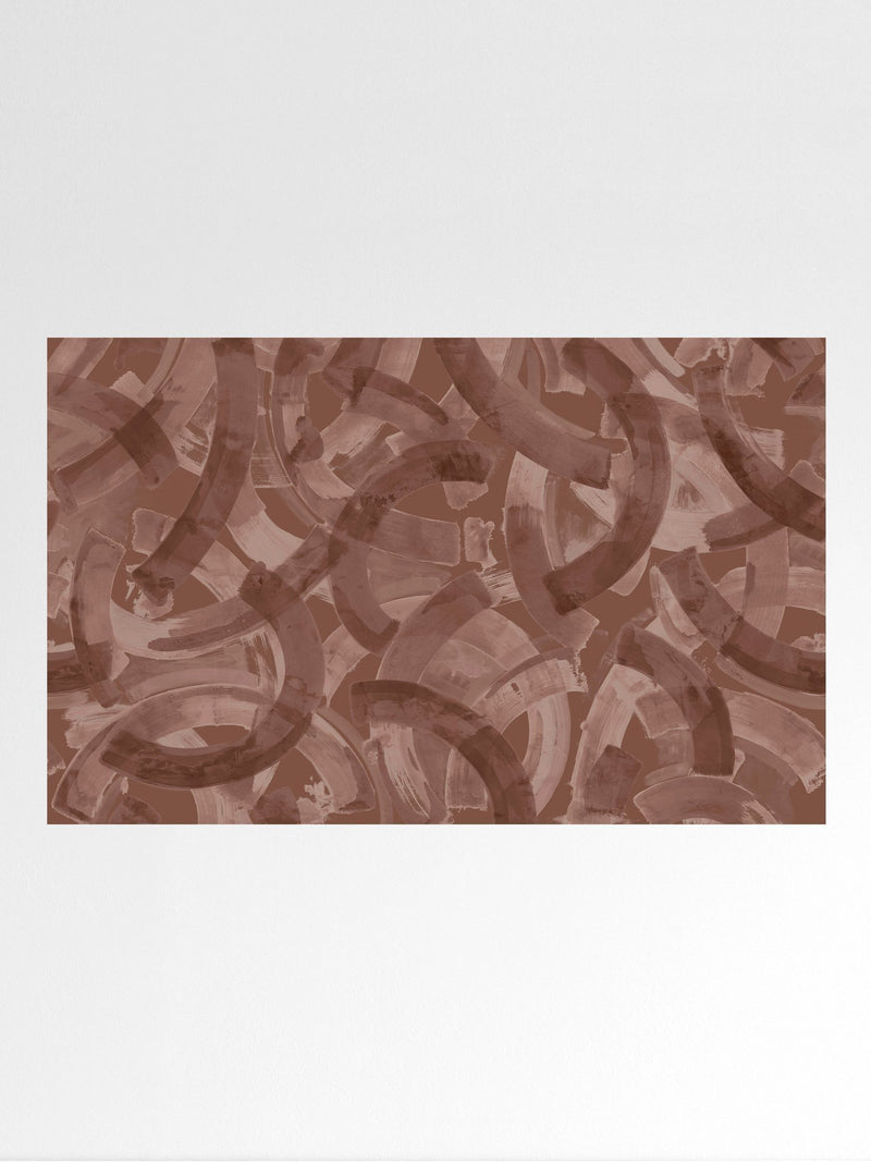 Abigail Ahern Terracotta Nomad wallpaper A4 size, UK version