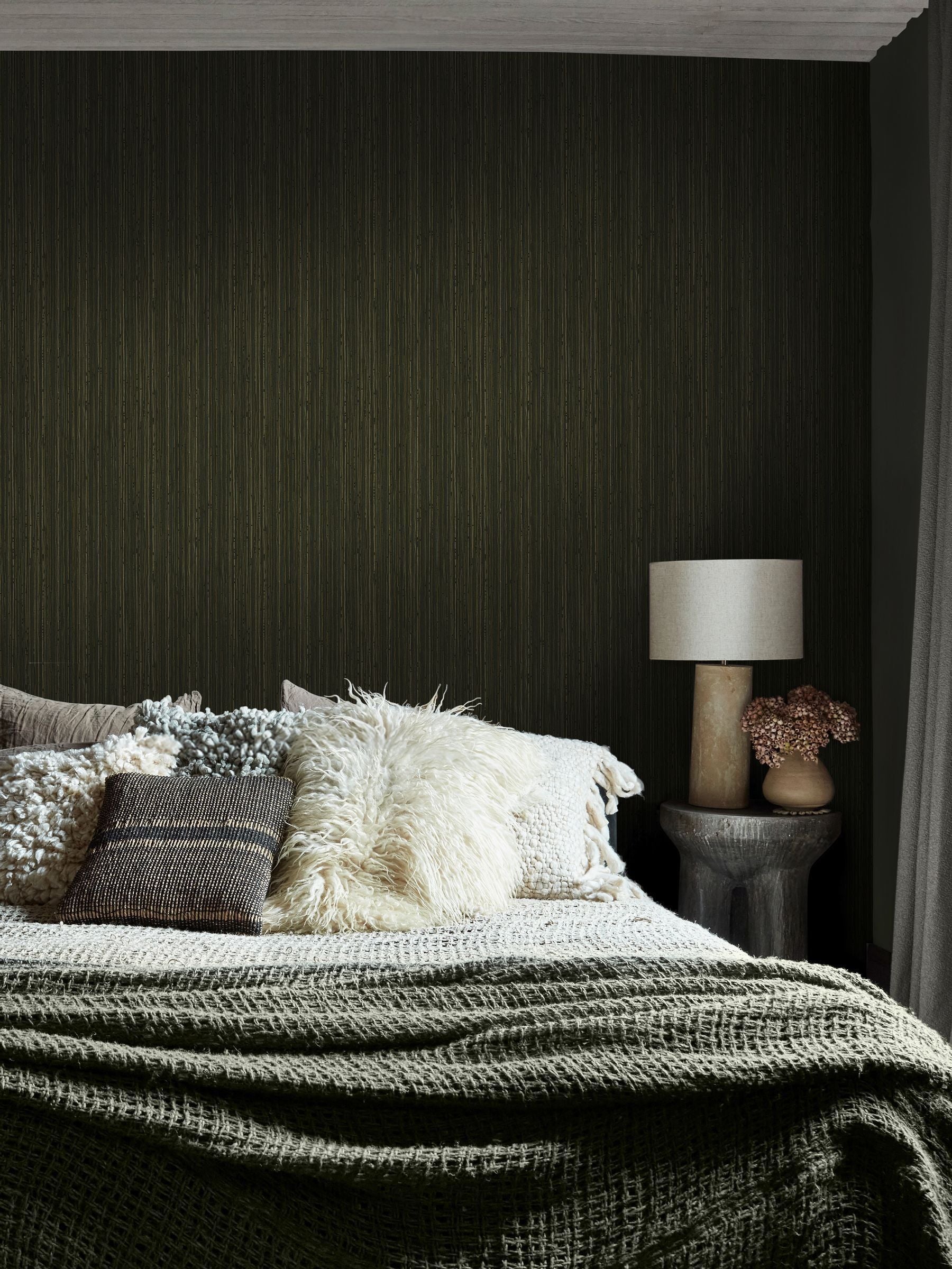 Abigail Ahern Fibre Stripe A4 Wallpaper Sample
