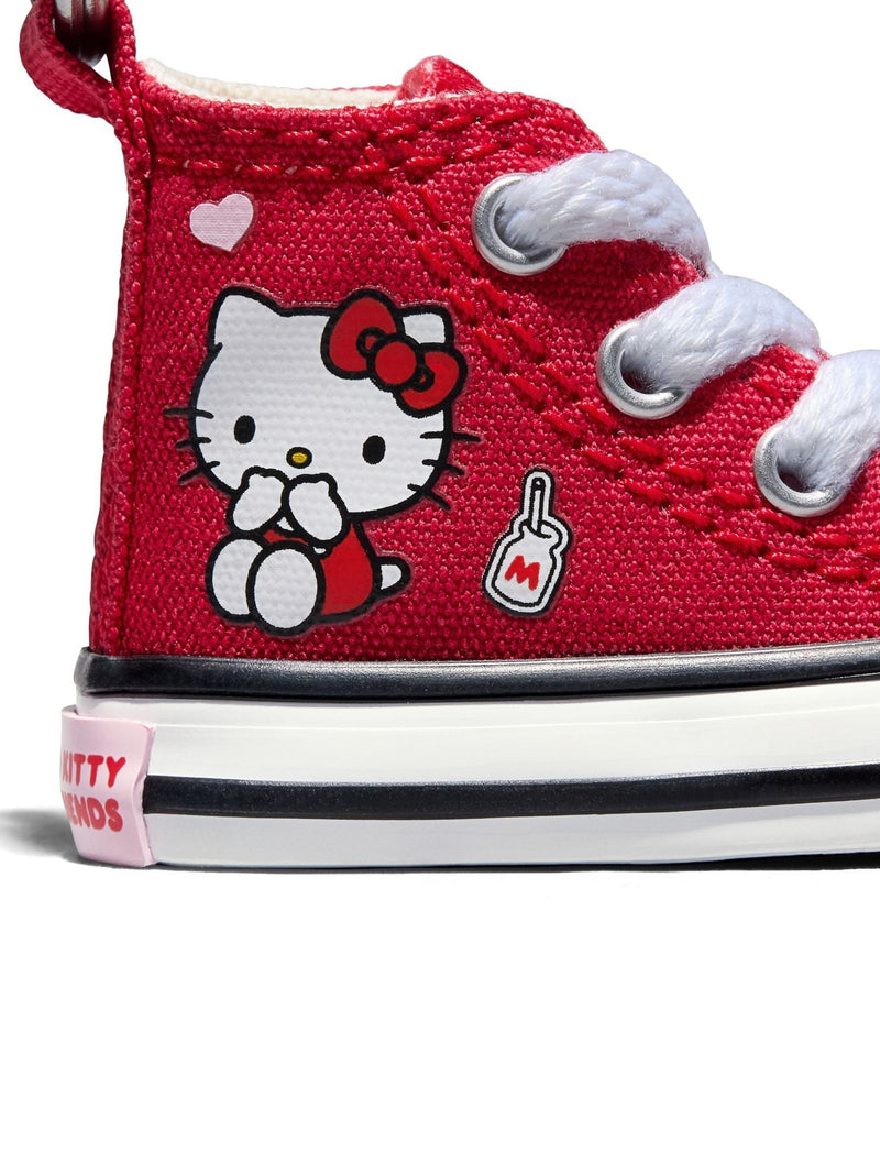 Converse Hello Kitty keyring red white (British brand)