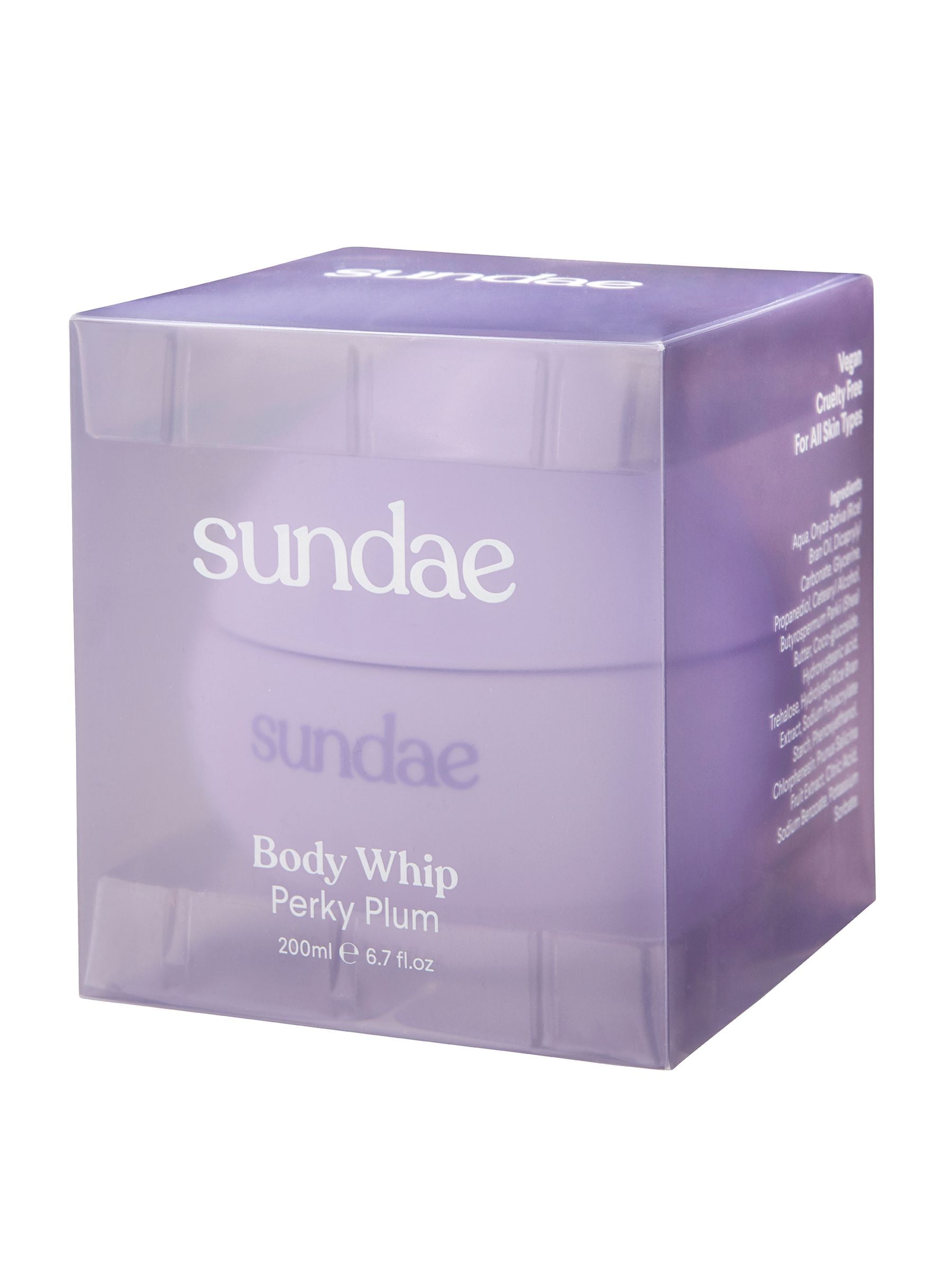 Sundae Whipped Body Moisturiser Just Peachy 220ml (British brand)