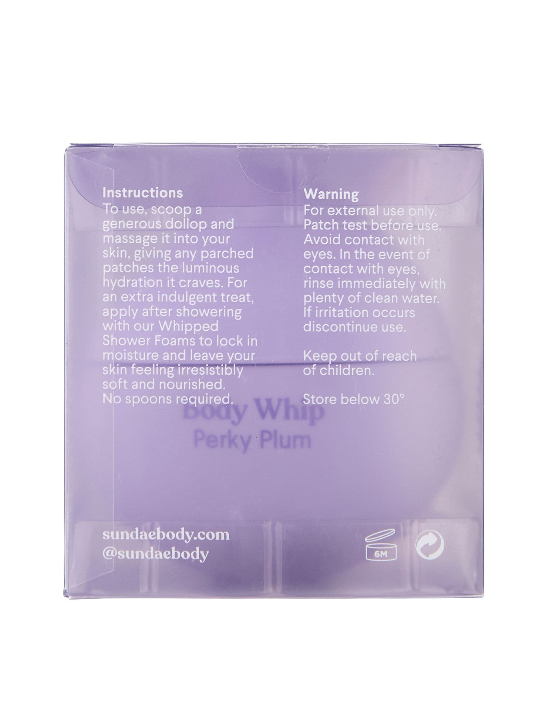 Sundae Whipped Body Moisturiser Just Peachy 220ml (British brand)