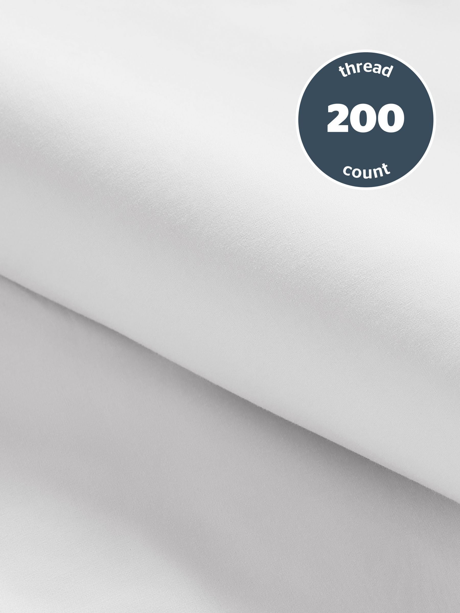 Silentnight white pure cotton duvet set (British brand)