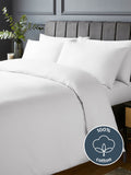 Silentnight white pure cotton duvet set (British brand)