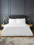 Silentnight white pure cotton duvet set (British brand)
